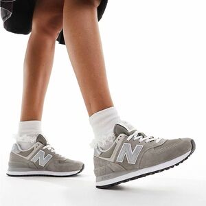 New Balance Gray and White Sneakers Retro Design